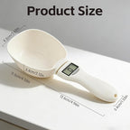 2026 New Digital Measuring Spoon, Digital Food Measuring Scoop Scale 800g / 0.1g High Precision with LCD Screen, Electronic Measuring Spoon for Cooking Baking, Dog Cat Food (1 Pcs)