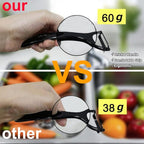 Premium Vegetable Peeler Set – Ultra Sharp Stainless Steel Blades with Non-Slip Ergonomic Handles for Easy Potato, Fruit & Veggie Peeling (2PCS)