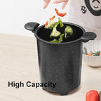 Automatic Cooking Machine 360° Rotatable Stir Fry Machine Multifunctional Stir Fry Pot for Home Outdoor Camping Travel Cooking (RED)