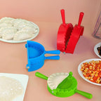 GALPADA 4pcs Dumpling Making Mold Set with Large Medium Small and Mini Sizes Food-grade Pp Plastic Dumpling Press Cutters for Household Kitchen and Cooking Gadget Random Color