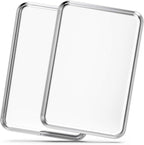 Baking Sheets Set of 2, Bastwe 20 inch Stainless Steel Bakeware Baking Pans, Healthy & Nontoxic & Rustproof & Easy Clean & Dishwasher Safe