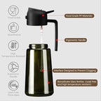 SWEET VIEW - Olive Oil Sprayer for Cooking, 16oz/470ml Glass Light-Proof Oil Pourer for Kitchen with Stickers for Air Fryer, Cooking, Salad, and BBQ with Stickers