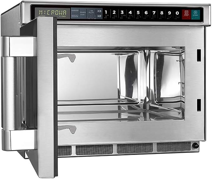 Midea Equipment 2117G1A Commercial Microwave, 2100 Watts, Stainless Steel