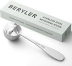 1PCS 1tbsp(3tsp, 15 ml) Single Measuring Spoon, Stainless Steel Individual Teaspoon, Metal Measure Scoop with Gift Box