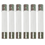 Microwave Fuse 20 Amp 250V Ceramic Fuse 20a Slow-Blow [6-Pack] - Compatible and Universal Replacement for Digital Microwave Oven & Other Countertop Microwave Ovens