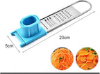 Multifunctional Vegetable Cutter Shredder Cutter Slicing Cutting Fruit Melon Peeler (Orange)