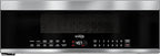 KoolMore 30 Inch Over-The-Range Low Profile Microwave, 1.2 Cu. Ft. Built-in, 10 Power Levels, 13.5” Glass Turntable, 1000-Watt Power, Advanced Air Vent, and Heat Circulation (KM-MLPOT-1SS)