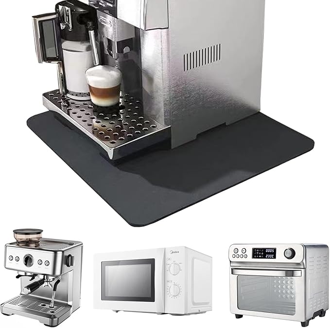 Kitchen Appliance Sliders 360 Degree Rotation Moving on Counter, Appliance Slider Cut to Fit, Mat for Kitchenaid Mixer with Kitchen Accessories,Appliance Mover for Espresso Machine, Food Processor