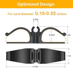 Daisyhome Cord Organizer for Kitchen Appliances-6 Pack, Appliance Cord Organizer Stick on, Small Kitchen Appliances Cord Keeper, Adhesive Cord Holder, Cord Winder for Pressure Cooker, Stand Mixer...
