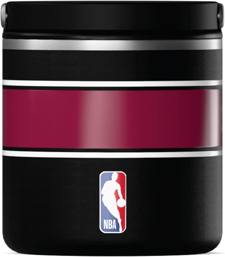 Hydrapeak x NBA Officially Licensed Cleveland Cavaliers 25oz Stainless Steel Vacuum Insulated Thermos Food Jar with Handle, Wide Mouth Leak-Proof Soup Thermos for Adults, 10 Hours Hot & 16 Hours Cold