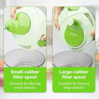 Salad Spinner, Large Vegetable Washer and Dryer with Easy Crank Handle, 3Qt Capacity Lettuce Spinner for Washing, Spinning & Drying Salad Greens, Fruits & Vegetables