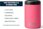 YETI Rambler 12 oz. Colster Can Insulator for Standard Size Cans, Tropical Pink (NO CAN INSERT)