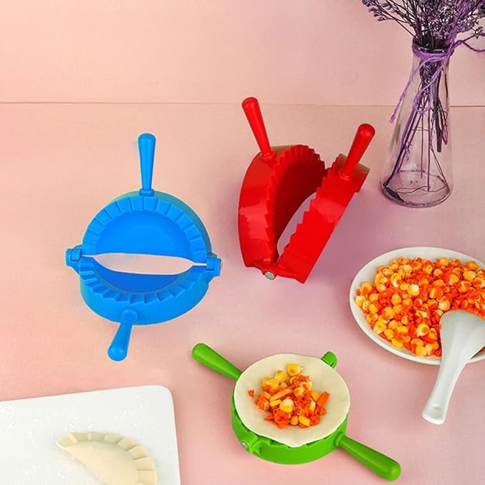 BESPORTBLE Dumpling Maker Set 4pcs Pp Plastic Dumpling Molds Large Medium Small Mini Sizes Tool Kitchen Gadget for Home Cooking Random Color
