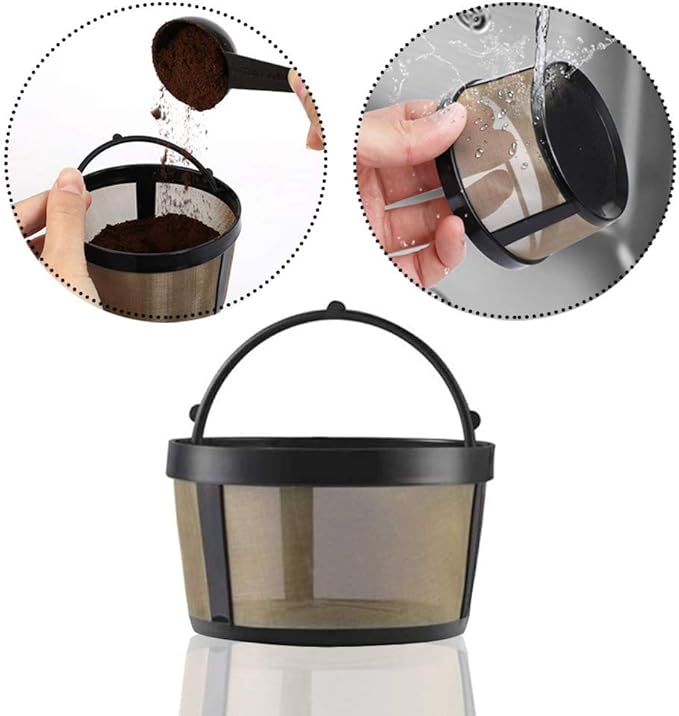Permanent Basket-Style Coffee Filter designed for Mr. Coffee 10-12 Cup Basket-Style Coffeemakers