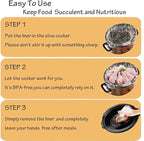 16 Bags Slow Cooker Liners, Disposable Multi Use Cooking Bags,Large Size Fit 3QT to 8QT, Plastic Bags for Slow Cooker, Pans, Aluminum Cooking Trays, BPA Free-13 x 21 Inches, 3 quarts (16)