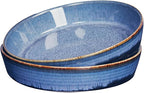 Porcelain Au Gratin Dishes,Baking Dish microwave & Oven Safe, Casserole Dishes, Gratin Dishes Set for Lasagna & Cobblers, 17 oz 7.9 INCH