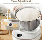 Joydeem Electric Dough Maker with Ferment Function, 5.3Qt Dough Mixer Machine, Perfect for Bread Pizza Roti Dumpling Dough & Sourdough, HMJ-A501