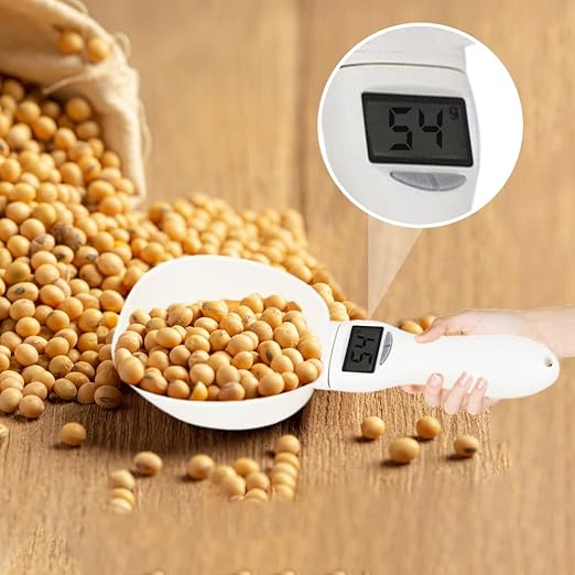 Digital Measuring Spoon Scale, Accurate Electronic Measuring Spoon with Conversion, Household Digital Measure Cup Scale with LED Display, Kitchen Food Scale Scoop for Weighing Baking Cooking (2)