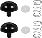 2 Pack Coffee Maker Brew Basket Stop Valve Kit 112435-000-000 185774-000-000 Compatible with Hamilton Beach Coffee Makers 990117900 990237500