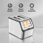 Smart Toaster, KETIAN Touch Screen 2 Slice,High-speed Automatic Settings, Bagel English Muffins Toast Pastry Waffles Bread Toaster,Stainless Steel