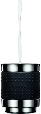 Bistro 13.5oz Bistro Barista Electric Milk Frother, Automatic Temperature Control, Boil-Dry Protection, Black
