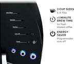 Keurig K-Classic Single Serve K-Cup Pod Coffee Maker, with 3 Brew Sizes, 48oz Removable Reservoir, Black
