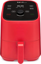 Instant Pot Vortex 2QT Mini Air Fryer, Small Air fryer that Crisps,Reheats,Bakes,Roasts for Quick Easy Meals,Includes over 100 In-App Recipes, is Dishwasher-Safe, from the Makers of Instant Pot, Red