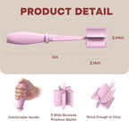 2 Pcs Meat Chopper, Hamburger Grinder, Premium Heat Resistant Smasher for Ground Beef, Burger Grinder Nylon Potato Mix Tool-Pink