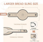 Silicone Bread Sling, Easy Clean Reusable Baking Mat With Extra Long Handles for Dutch Oven, Transfer Bread Dough Easily, 2-Piece Set Grey