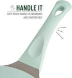 Goodful All-in-One Pan, Multilayer Nonstick, High-Performance Cast Construction, Multipurpose Design Replaces Multiple Pots and Pans, Dishwasher Safe Cookware, 11-Inch, 4.4-Quart Capacity, Sage Green
