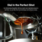 CREMA Coffee Products 58mm Bottomless Naked Portafilter | Compatible with 58mm Breville Machines | Includes Double Shot Filter Basket | Olivewood