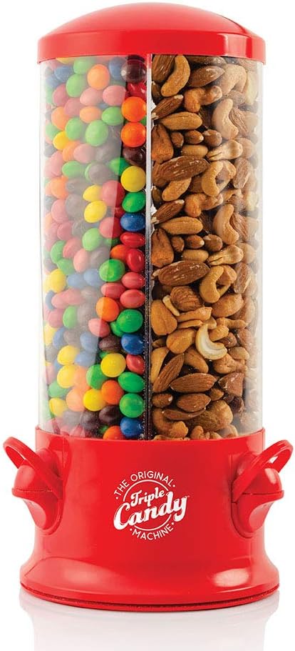 Handy Gourmet Cand Candy Dispenser, 5.75 x 12.00 x 5.75, Red
