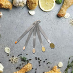 2PCS 1/64 Teaspoon(1/64tsp, 0.08ml, Drop) Single Tiny Measuring Spoon, Small Individual Stainless Steel Measure Spoons Only