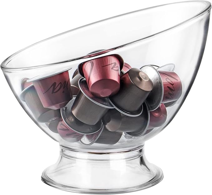 MOLIGOU Coffee Pod Holder Bowl, Coffee Capsule Container, Coffee Pod Storage Organizer for Kitchen Counter