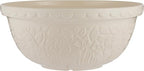 Mason Cash In the Forest S12 (4.25 Qt) Embossed Mixing Bowl | Fox (Cream)