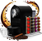 ChefWave Káva Espresso Machine - Nespresso-Compatible, 20 Bar Pressure, Fast Heat-Up, Compact Design, Auto Off, Dishwasher-Safe Water Tank
