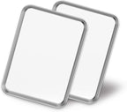 Baking Sheets 2 Pieces, Bastwe Stainless Steel Baking Pan Tray Cookie Sheet, Rectangle Size 9 X 7 X 1 inch, Healthy & Non Toxic, Rust Free & Mirror Finish, Easy Clean & Dishwasher Safe