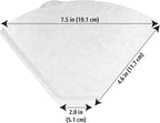 Amazon Basics Number 4 Cone Coffee Filters for 8-12 Cup Coffee Makers, White, 100 Count (Pack of 8)