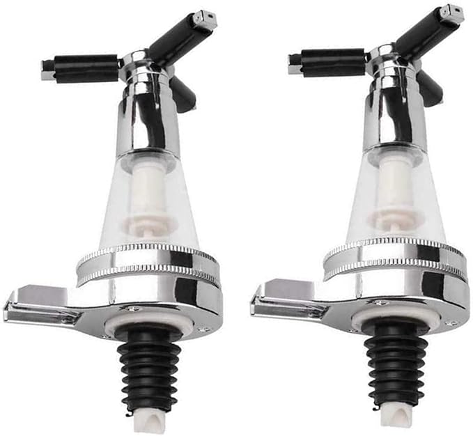 8 Piece 45ml Liquor Dispenser Bar Optic Spirit Measure Pub Dispenser Drink Spirit Wine Cocktail Pourers Bar Tool