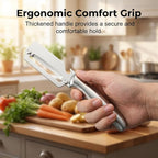 Multi-Functional Vegetable Peeler for Kitchen, 2026 New Vegetable Peeler with Wooden Handle and Bottle Opener, 2 in 1 Stainless Steel Kitchen Tool for Fruit Apple Potato Pumpkin Slicer (sliver, 1PCS)
