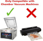UltraSource - Chamber Machine Pouches 3 Mil Thickness, 7" x 11", Pack of 1000 Vacuum Chamber Pouches, BPA-Free Pre-Cut Chamber Vacuum Sealer Bags with tear notch