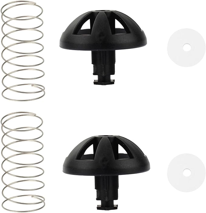 2-Pack Replacement Coffee Brew Basket Spring Loaded Stopper Kits, Fits Mr. Coffee, Black And Decker, Hamilton Coffee Maker Parts, Replaces Part Numbers 112435-000-000 185774-000-000