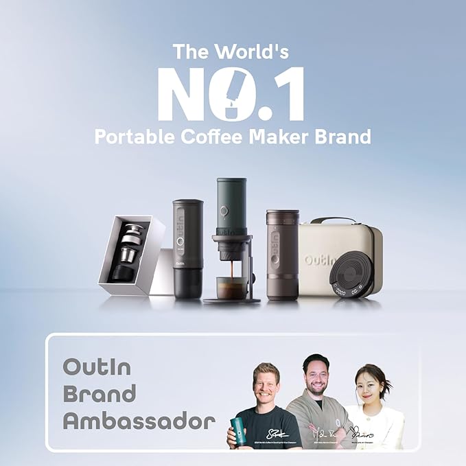 OutIn Nano Espresso Accessories Kit, Basket Plus, double shot