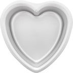 Fat Daddio's PHT-63 Anodized Aluminum Heart Cake Pan, 6 x 3 Inch