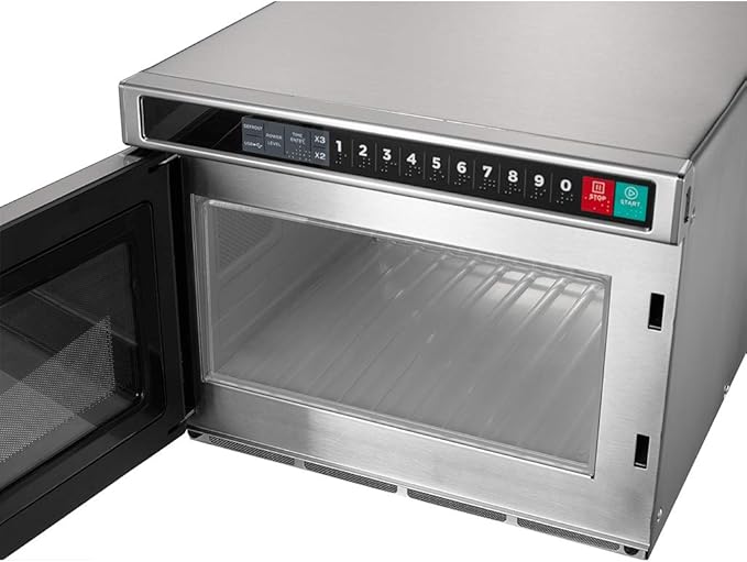 Midea Equipment 1817G1A Commercial Microwave, 1800 Watts, Stainless Steel