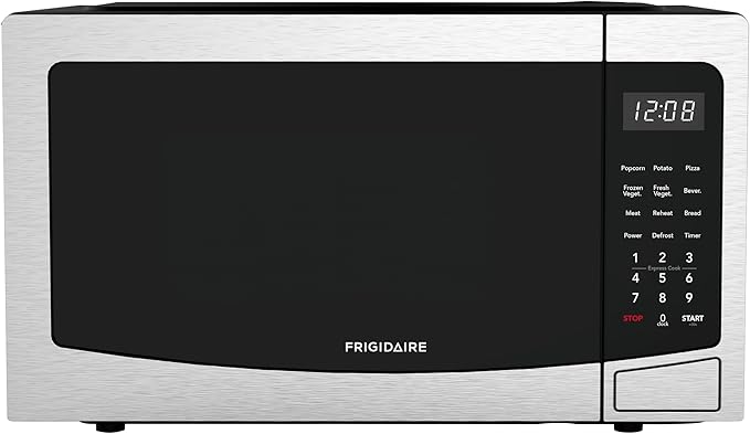 FRIGIDAIRE 1.1 Cubic Foot Microwave, Stainless Steel