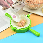 NUOBESTY 4pcs Dumpling Seal Tool Set Plastic Dumpling Molds with Large Medium Small Mini Sizes Press for Home Cooking Random Color