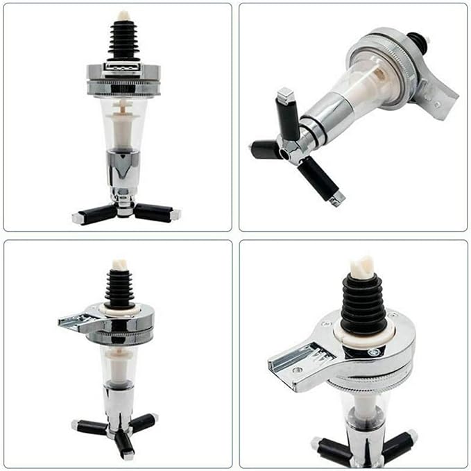 2 Piece 25ml Liquor Dispenser Bar Optic Spirit Measure Pub Dispenser Drink Spirit Wine Cocktail Pourers Bar Tool