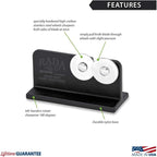 Rada Cutlery Quick Edge Knife Sharpener (R119), 3.5" x 2", Stainless Steel Wheels