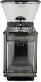 Cuisinart Coffee Grinder, Electric One-Touch Automatic Burr Coffee Grinder with 18-Position Grind Selector, Cup Size Selector for 4 – 18 Cups, Black Stainless Steel